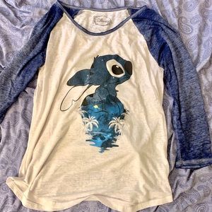 Stitch baseball style tee